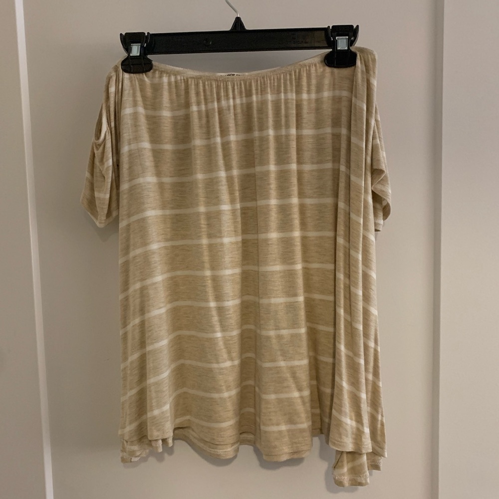 Lollipop Star Off the Shoulder Striped Top